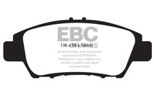Pastiglie freno anteriori EBC Ultimax per Honda Insight 1.3 Hybrid (2009>14)