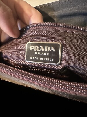 90s Black nylon Prada Handbag Classic Y2K Era Medium | eBay