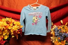 Place Girl's Fashion Diva Blue Pullover Long Sleeve Striped Shirt Top   Size 4T