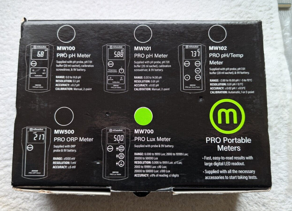Luxmetro Digitale Milwaukee MW700 | Strumento di Misura Luce 50k Lux