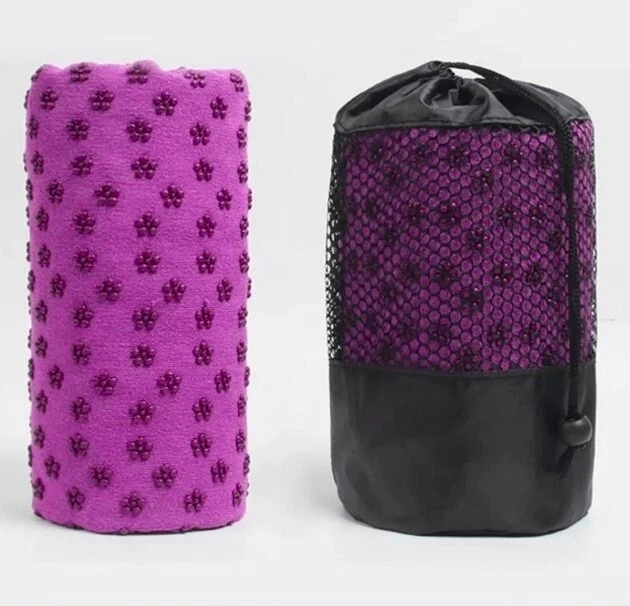 Non-Slip Microfiber Yoga Mat Towel - 3 Colors, Easy Wash & Free Shipping