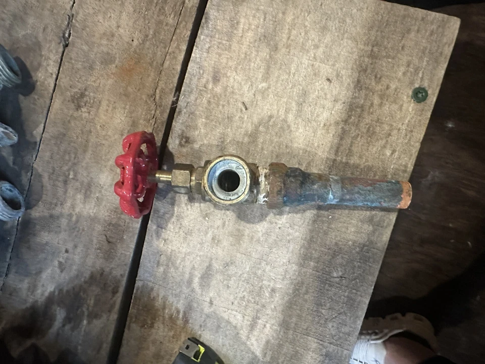 De colección RUSTY Válvula de Agua Manija de Grifo Steampunk Artesanía Fontanería Chatarra 122 Foto 3 de 4