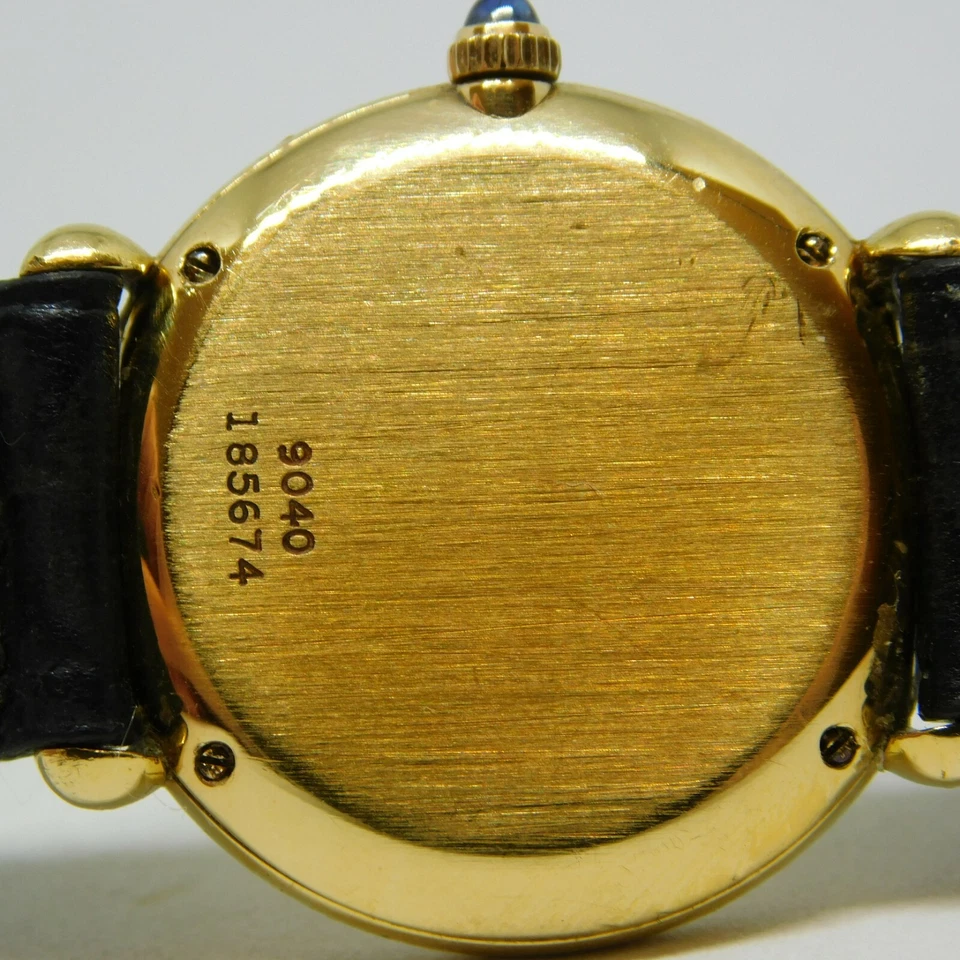 Piaget vintage 18 quilates Reloj analógico de cuerda de oro macizo amarillo para mujer Foto 4 de 4