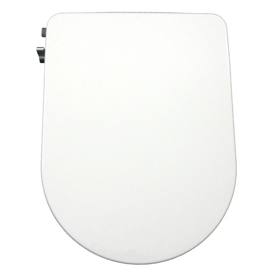Dusch WC Deckel Sitz Absenkautomatik Aufsatz Bidet Taharet Toilette D-Form - Bild 4 von 4