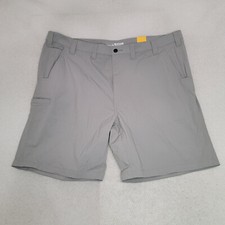 CARHARTT Fast Dry Shorts MENS GRAY 44x9 Ripstop Cargo Work Relaxed Fit NWT