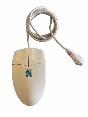 A4TECH OK-520 9-pin Serial Mouse : Win 3.1 95 98 Me NT Retro Gaming PC Mouse