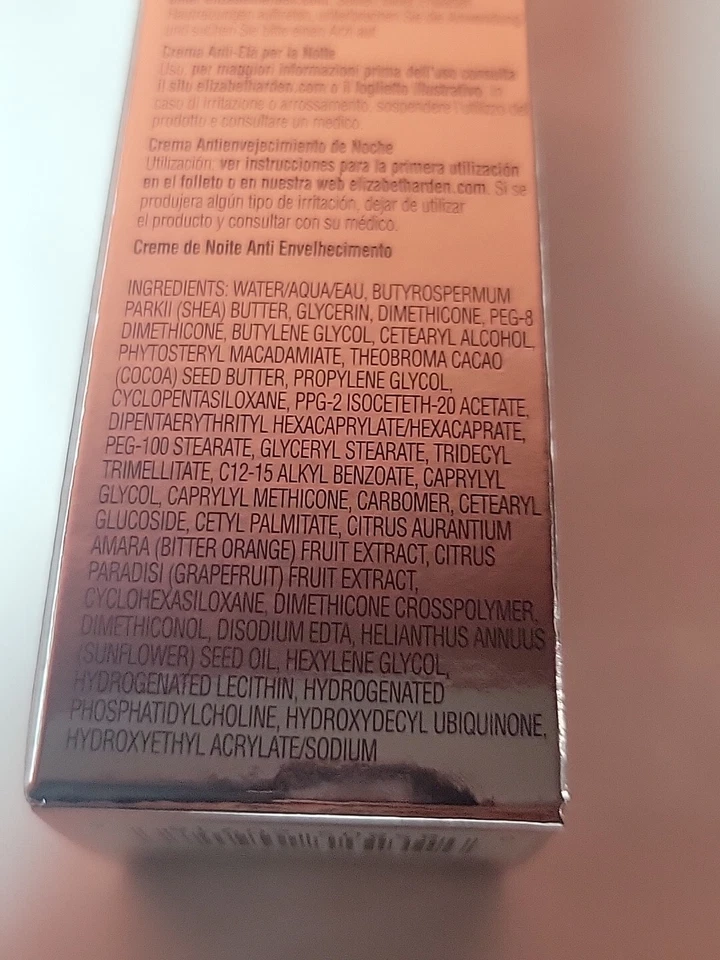 CREMA ANTIENVEJECIMIENTO DE NOCHE para rostro Elizabeth Arden Prevage.5 oz-15 g nueva en caja Foto 2 de 4