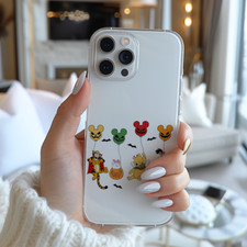 Disney Winnie The Pooh Halloween Mickey Balloon Pooh Tigger Phone Case AB664