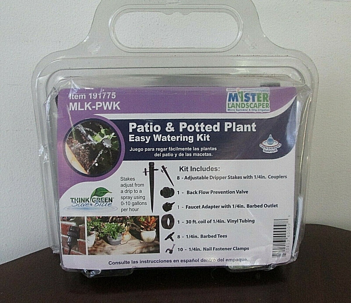 Mister Landscaper Patio and Potted Plant Easy Watering Kit 191775