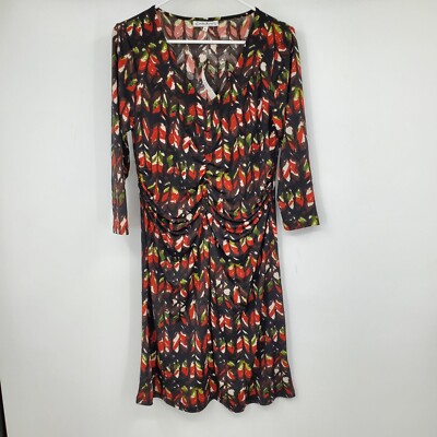 NWT Claudia Richard Multicolor Long Sleeved Women's Dress Size Medium