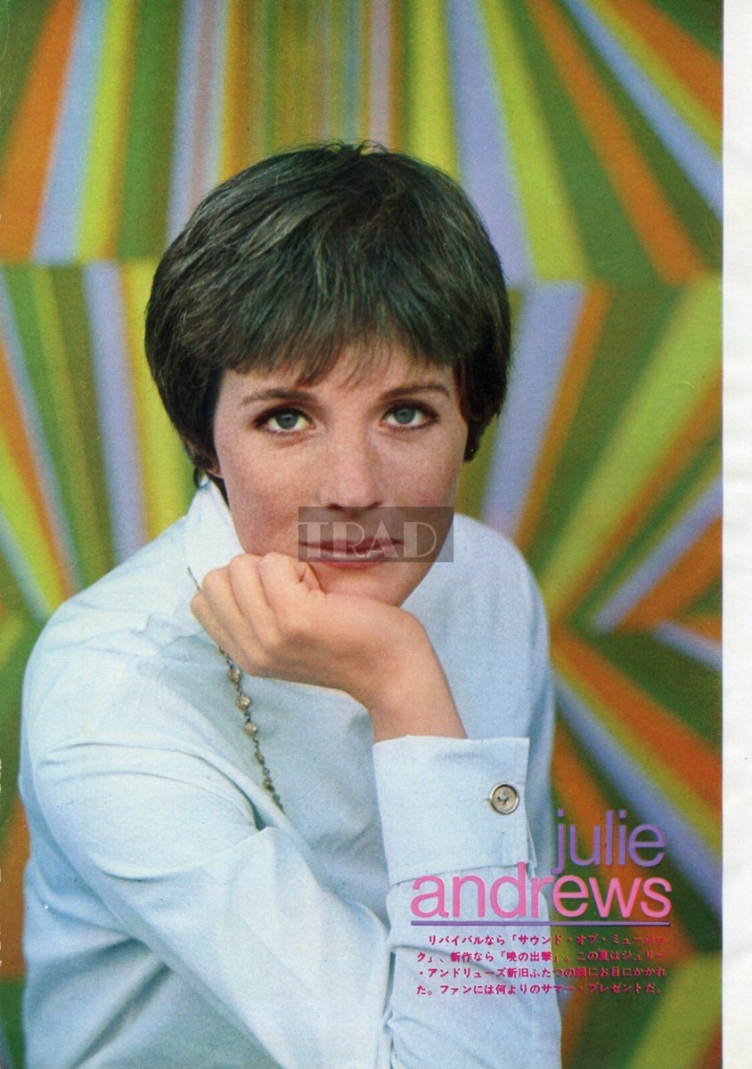 音楽 Julie Andrews 1977年初来日 福岡公演チケット半券 顔写真付き