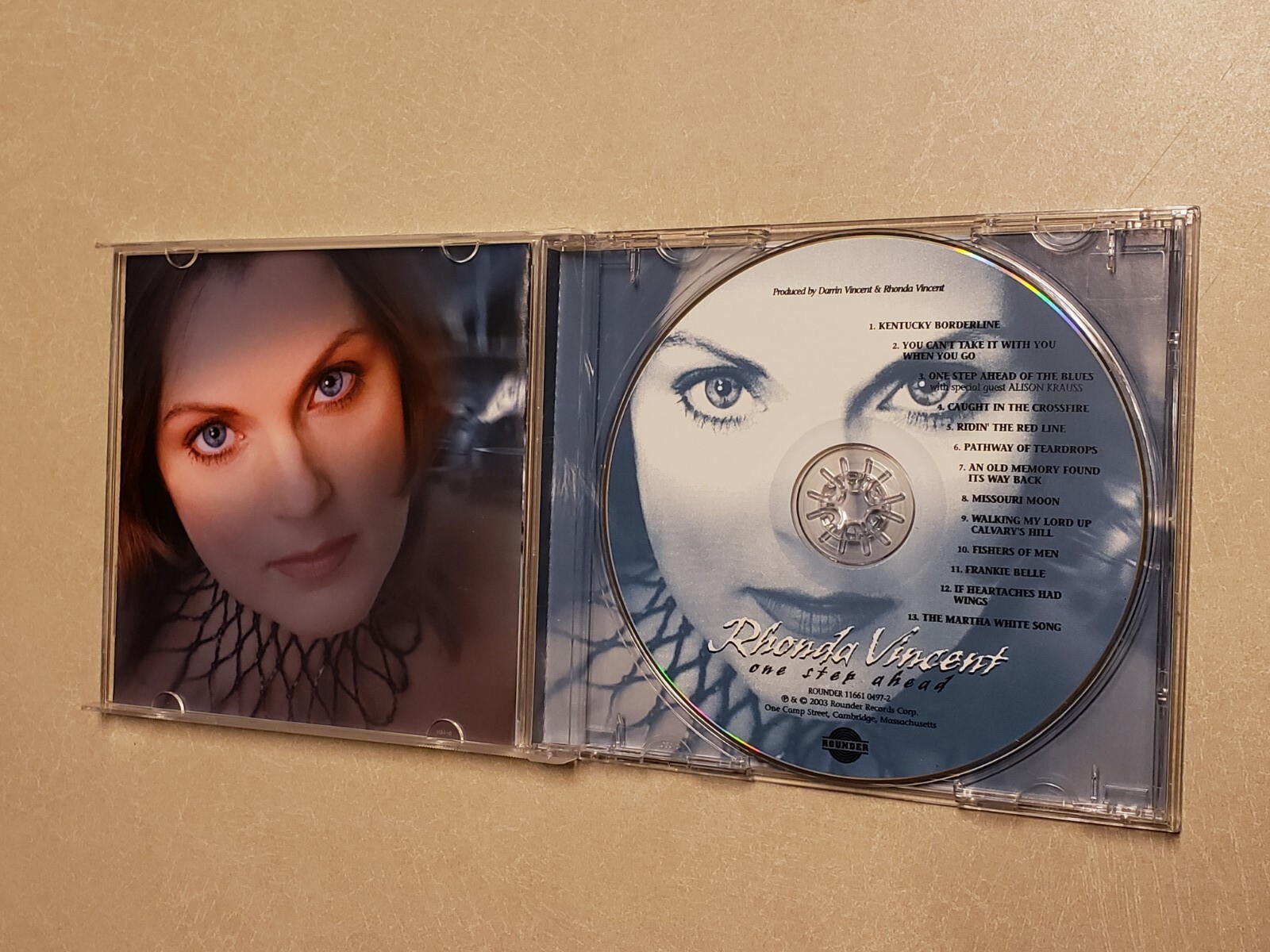 One Step Ahead by Rhonda Vincent (CD, 2003) Signed by Rhonda Vincent