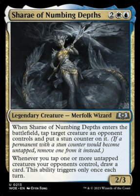 x4 Sharae of Numbing Depths U MTG Wilds of Eldraine M/NM, English