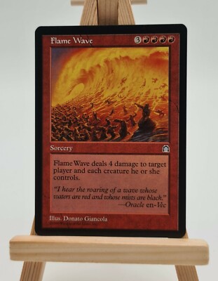 Flame Wave  Stronghold  Magic Karte  MTG  englisch (Flammenwelle)