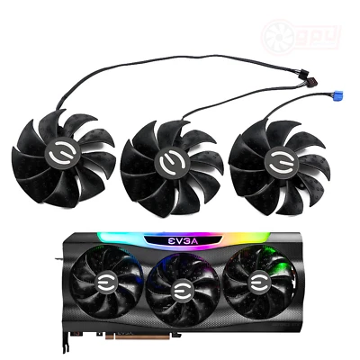 EVGA RTX 3060 3070 3080 3090 / Ti FTW3 - Replacement Graphics Card Fan Full Set