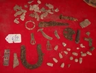 COLLECTION OF DUG CIVIL WAR RELICS FROM VIRGINIA Bullet Artillery lock spike 699
