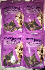 4 OverJoyed Turtle Sundae 8 Oz Indulgent Trail Mix Chocolate Pecan Over Joyed