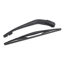 X AUTOHAUX Rear Windshield Wiper Blade Arm Set for Honda Fit Jazz 09-14