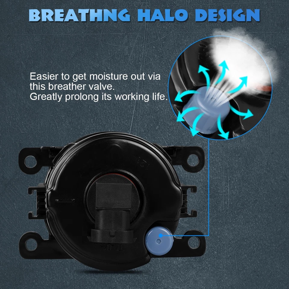 Pair Fog Light Spot Driving Lamp For Subaru Levorg Outback WRX Forester Impreza - image 3 of 4