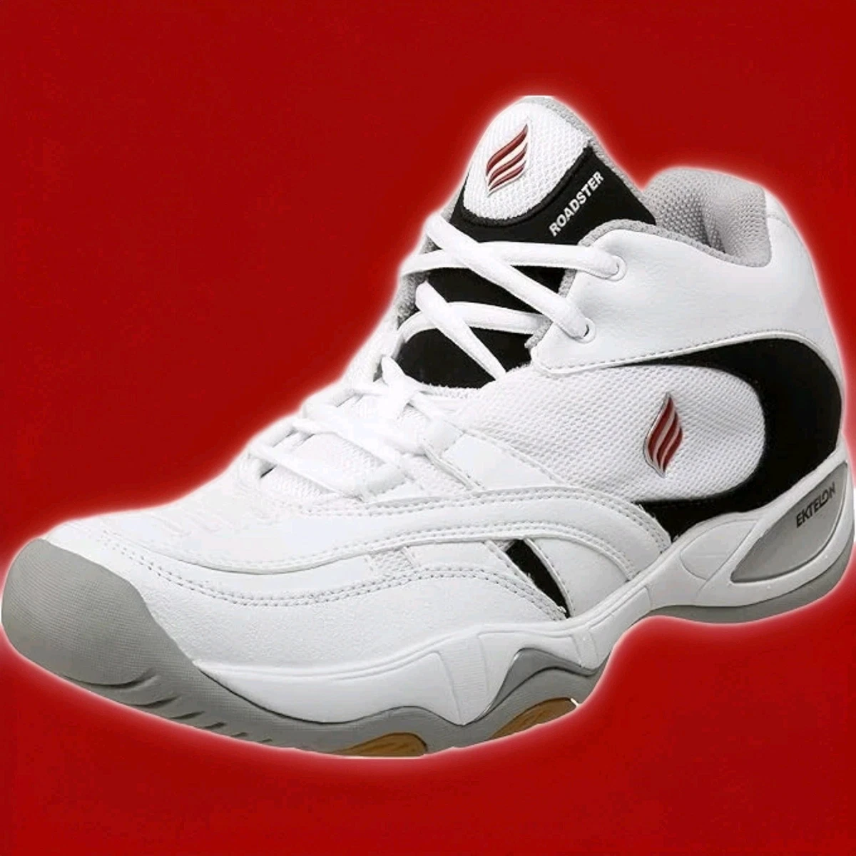 Ektelon QT‎ Ti Scream Mens US 7.5 White Mid Indoor Court Shoes Non Marking COURT EXPRESS 2 – K-Swiss US main image 3