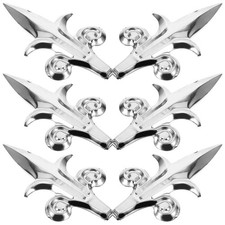 6 Pcs Metal Fence Finials Garden Gate Topper Fencing Decorative Toppers
