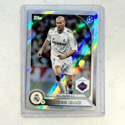 2025 Topps Shanghai Ruika Card Show Exclusively Zinedine Zidane Refractor #5