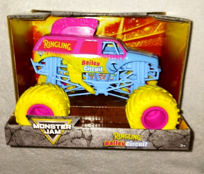 モンスタージャム　1/24 - リングリング・ベイリー　サーキット MONSTER JAM 1/24 RINGLING BAILEY CiRCUIT - NEW DIECAST MONSTER