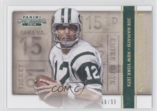 2014 Panini Contenders Legendary Holo Gold 98/99 Joe Namath #1 HOF 0f6