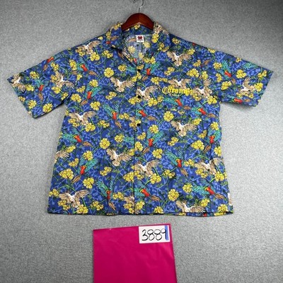 Boxer Rebellion Corona Extra Shirt Large Hawaiian Button Up Short Sleeve Mens