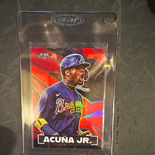 2021 Ronald Acuna Jr. [Flame] #100