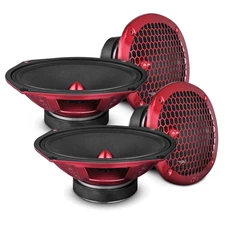 4 Pack DS18 6x9" Midrange Loudspeakers 400 Watts Max 8 Ohm Car Audio PRO-X698BM