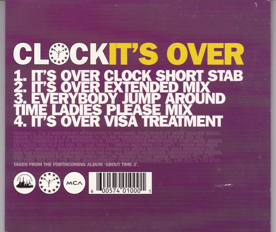 CLOCK It's Over ( Special Limited Edition CD No. 2 ) - Bild 2 von 4