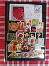 30 timbres Fleurs & 1 FDC ( lot C96 )