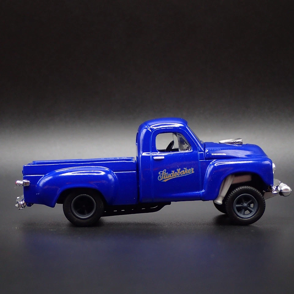 1950 50 STUDEBAKER 2R Pickup Truck Gasser NHRA 1:64 Scala Modello Auto Diecast - Immagine 3 di 4