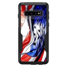 OtterBox Commuter for Galaxy S Choose Model Red White Blue USA Flag Waving