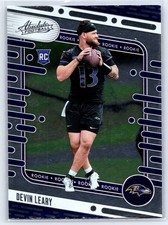 2024 Panini Absolute Retail #198 Devin Leary RC - Baltimore Ravens