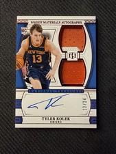 2024-25 Panini National Treasures Tyler Kolek RPA 13/24 JERSEY MATCH 