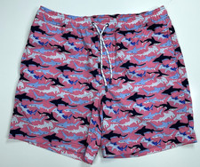 Member's Mark Men's L Resort Swim Trunk Pink Lined Pockets Stretch UPF 50 NWOT