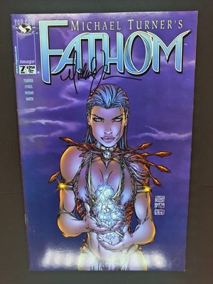 Fathom #7 (Image, Top Cow, 1998) Signed by Michael Turner VF/NM Comic