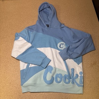 Cookies Hoodie Sweatshirt Pullover Berner Embroidered Baby Blue 420 2XL H3