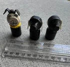 Vintage Fisher Price Little People Dog Lot of 3 Black Dogs