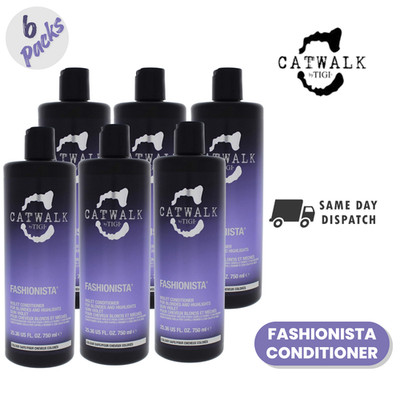 TIGI Catwalk Fashionista Violet Conditioner blonde Haarpflege 750ml -1 bis 6 Packungen