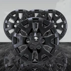 Snap-On Gloss Black 17" Wheel Skins for 2024-2026 Toyota Tacoma SR5 [4pc]
