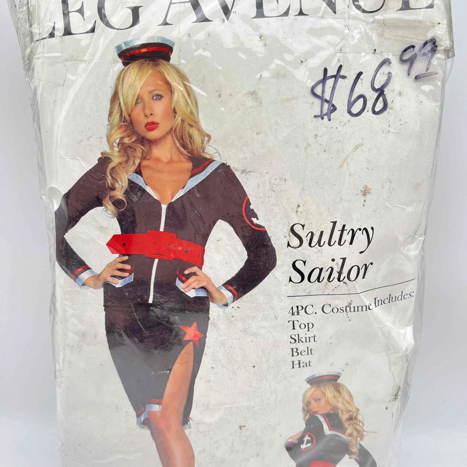 Nuevo Disfraz de Marinero Sensual Leg Avenue - Talla S/M Foto 2 de 4