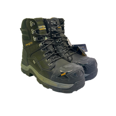 Dakota Men's 8  8611 STCP IceFX T-Max Insulated WP Work Boots Black Size 9M