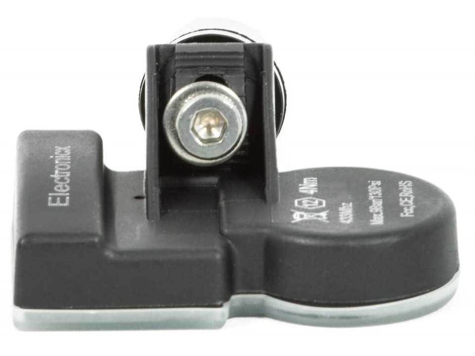 4 Tire Pressure Sensors RDKS Sensors Metal Valve Black for Fiat 500C