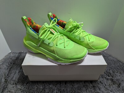 シューズ(男性用) CURRY 7 sour patch kids Under Armour Stephen Curry 7 X Sour Patch Kids Lime 3022113