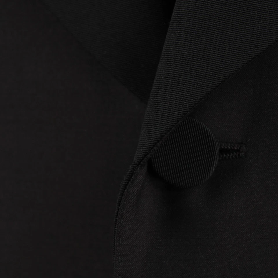 Chaqueta de cena Ermenegildo Zegna lana seda chal solapa talla ~ 42R EE. UU. en marrón Foto 2 de 4