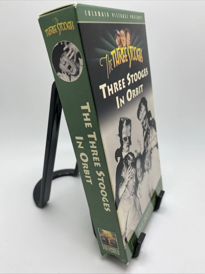 Vintage The Three Stooges in Orbit (VHS, 1995) 1962 Comedy Classic EC! - Image 3 of 4