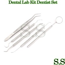 NEW Stainless Steel Dental Lab Kit Dentist Surgical Wax Carving Tool Set PR-0060